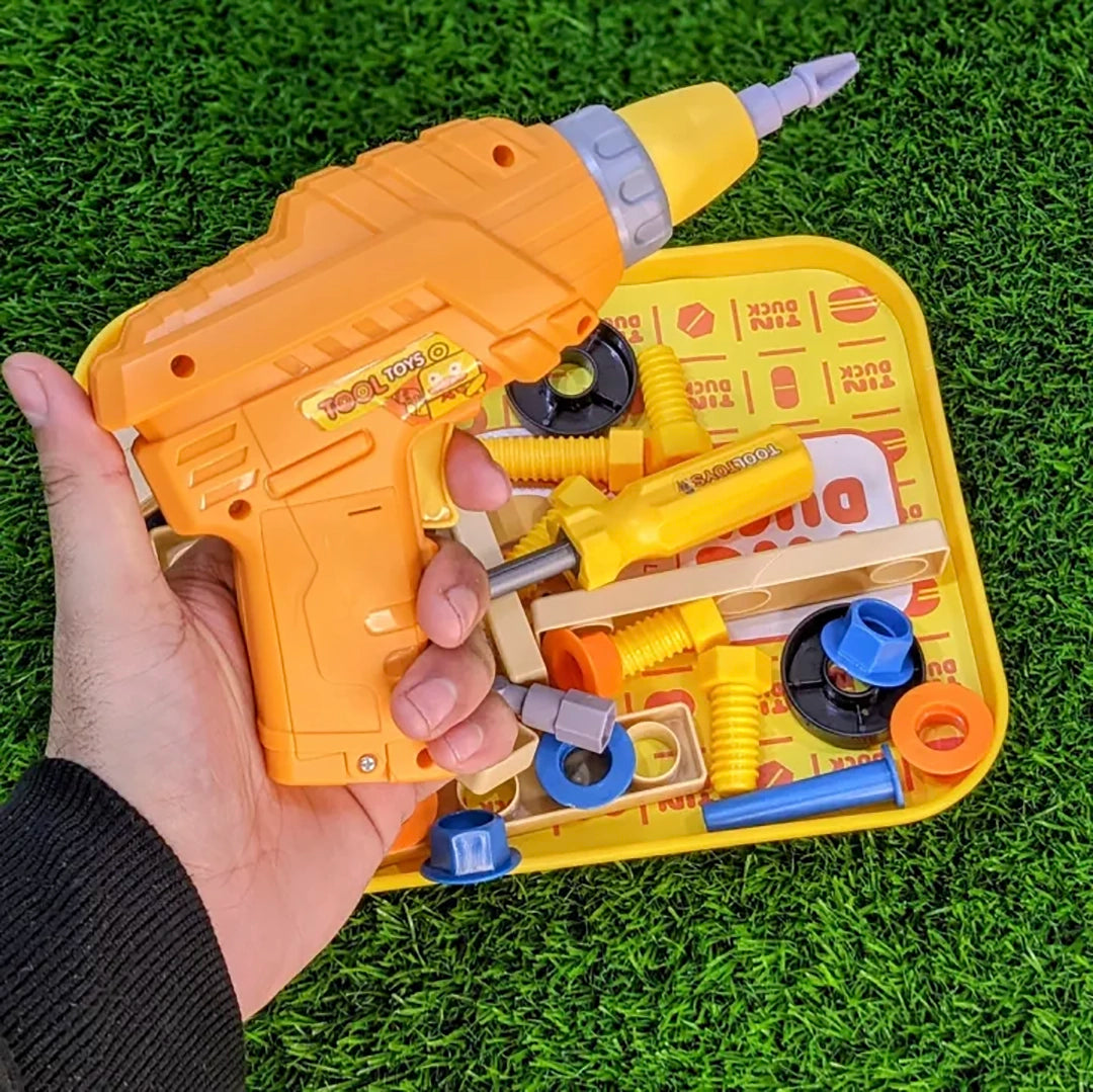 35-Piece Electric Drill Tools Set – Kids Early Education Toy