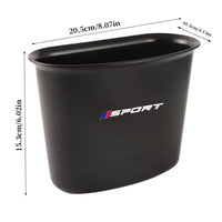 Car Black Interior Organizer & Hanging Trash Can