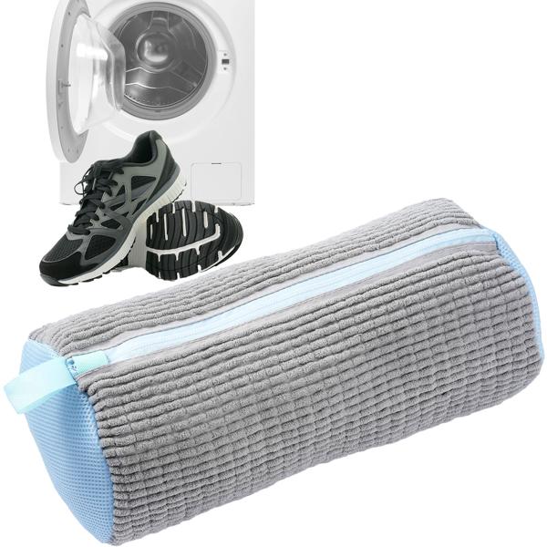Shoe wash bag with cleaning fibers: Gentle on sneakers & sneakers in the washing machine