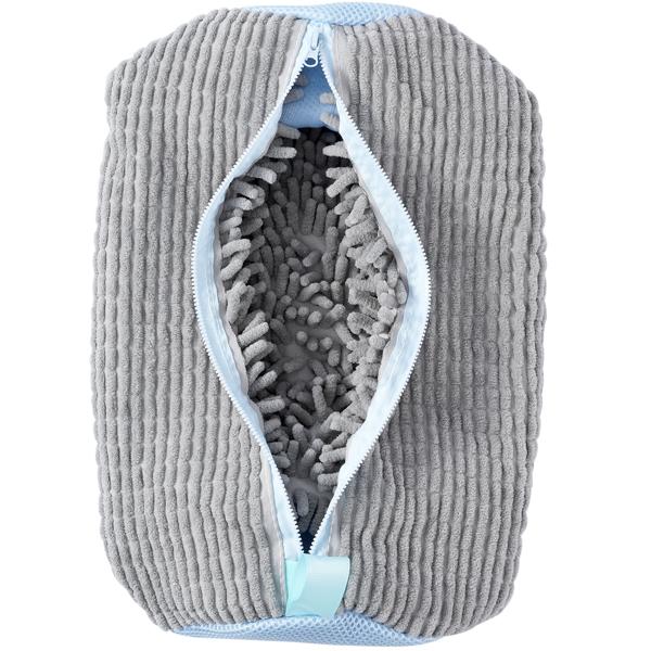 Shoe wash bag with cleaning fibers: Gentle on sneakers & sneakers in the washing machine