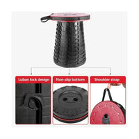 Telescopic Retractable Round Folding Stool