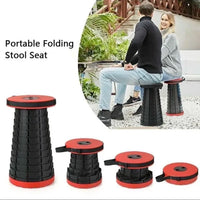 Telescopic Retractable Round Folding Stool