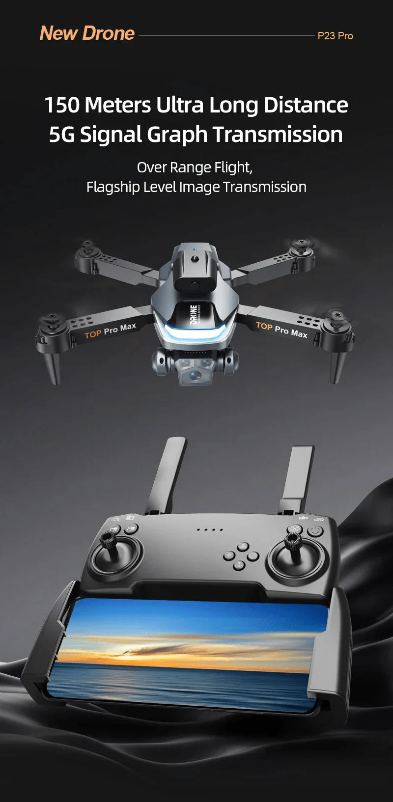 P23 Pro Foldable Drone