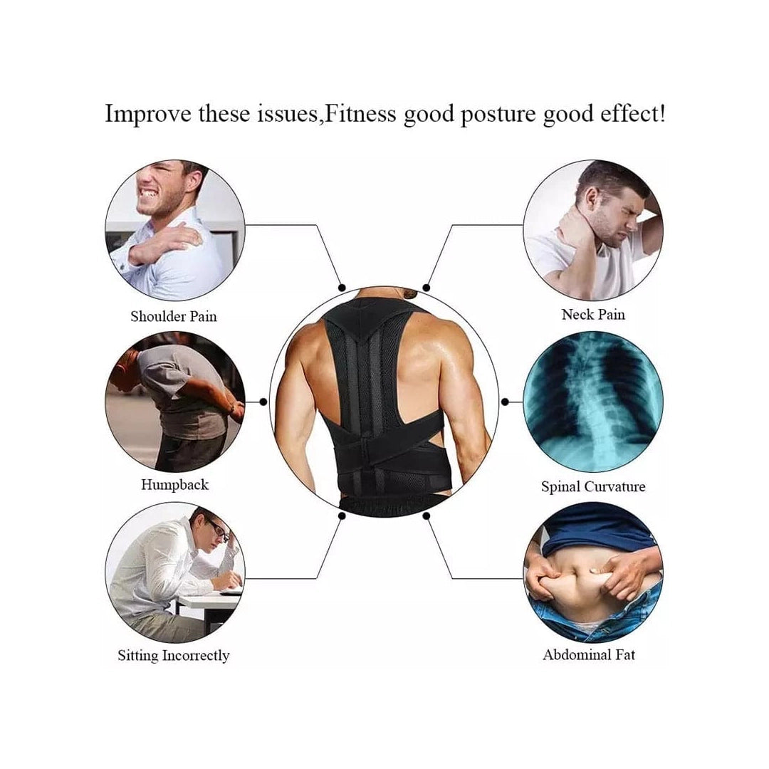 Premium Posture Corrector Belt with Integrated Support Rods
