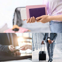 PU Leather Passport Holder Travel Wallet